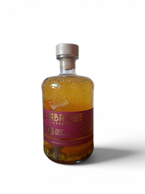 Rhum arrangé La Fabrique Orange et Fruit de la Passion